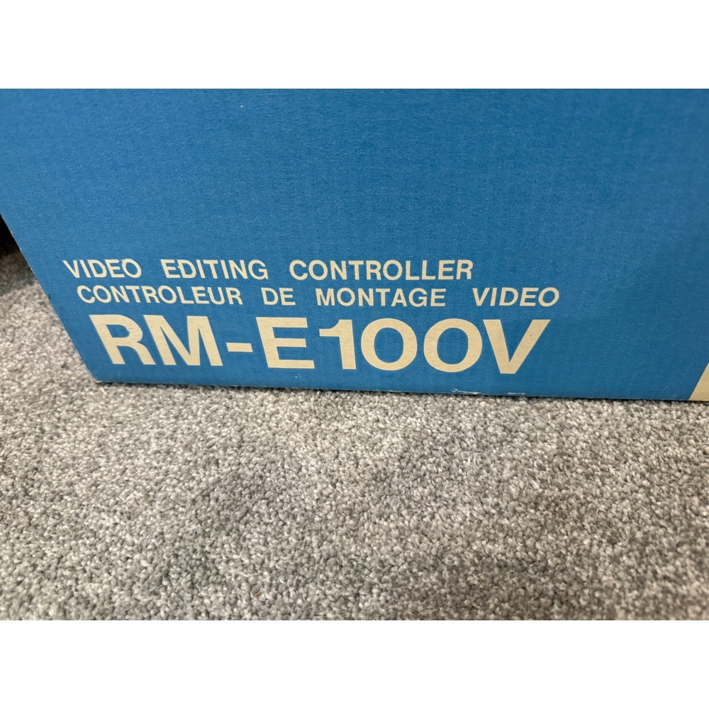 Sony RM-E100V Video Editing Controller Vintage New In Box NOS - Picture 2 of 3